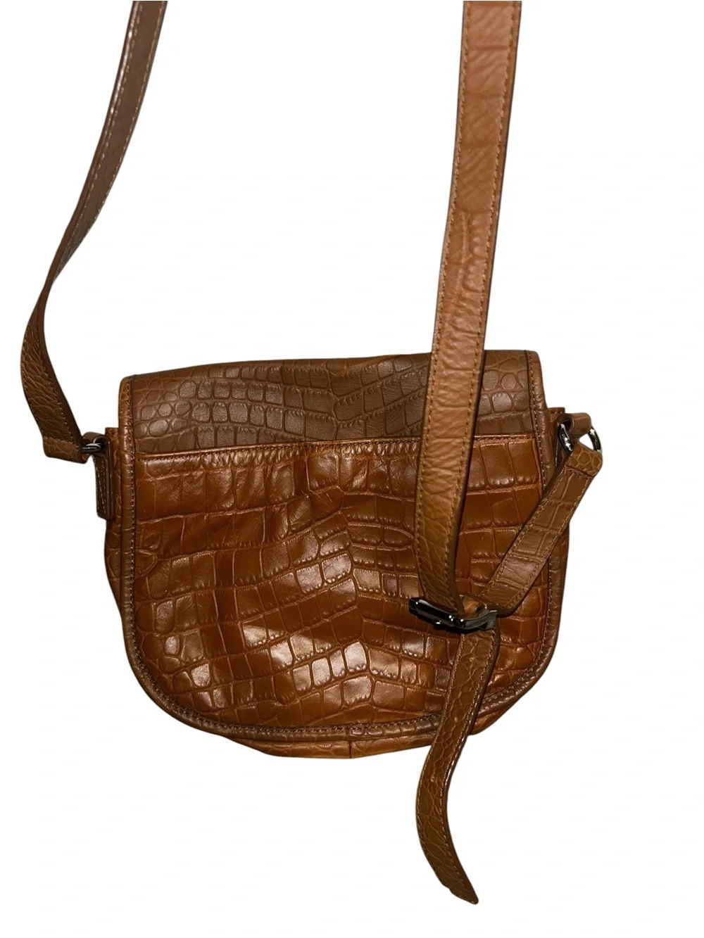 Michael kors croc embossed crossbody - Picture 2 of 6